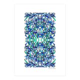 Blue Wildflowers  (Print Only) thumbnail