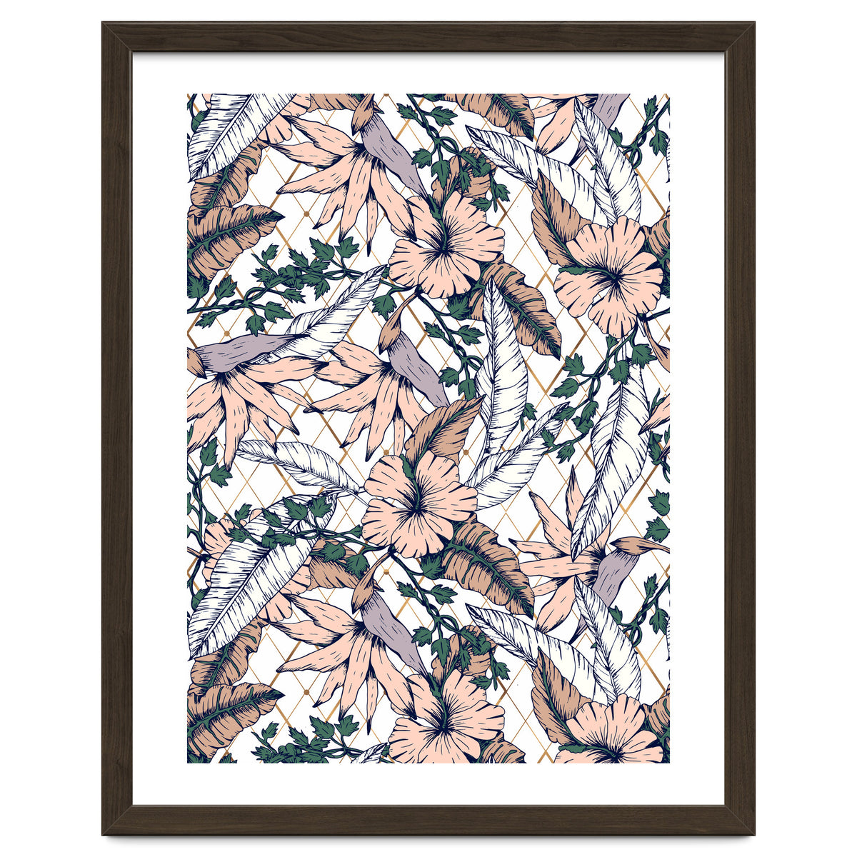 Exotic flowering and pattern geometric