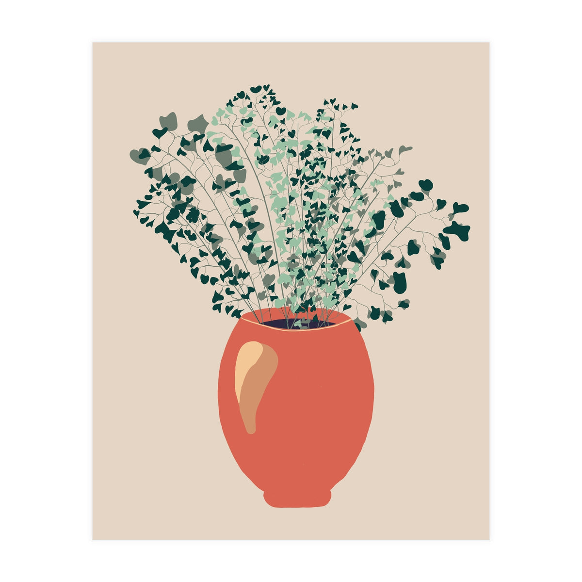 Heart-shaped leaves (Print Only)