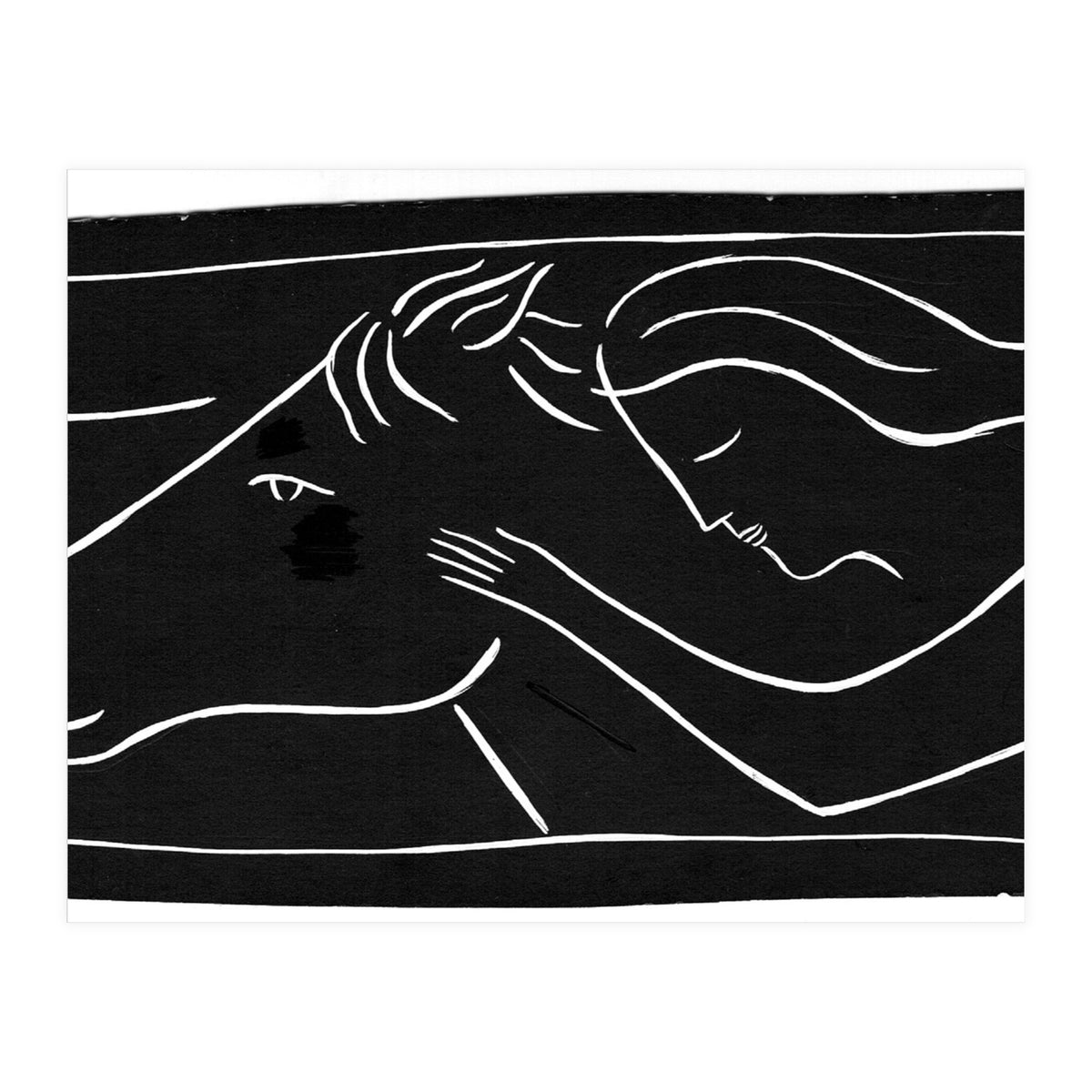 Woman On Horse (Print Only)