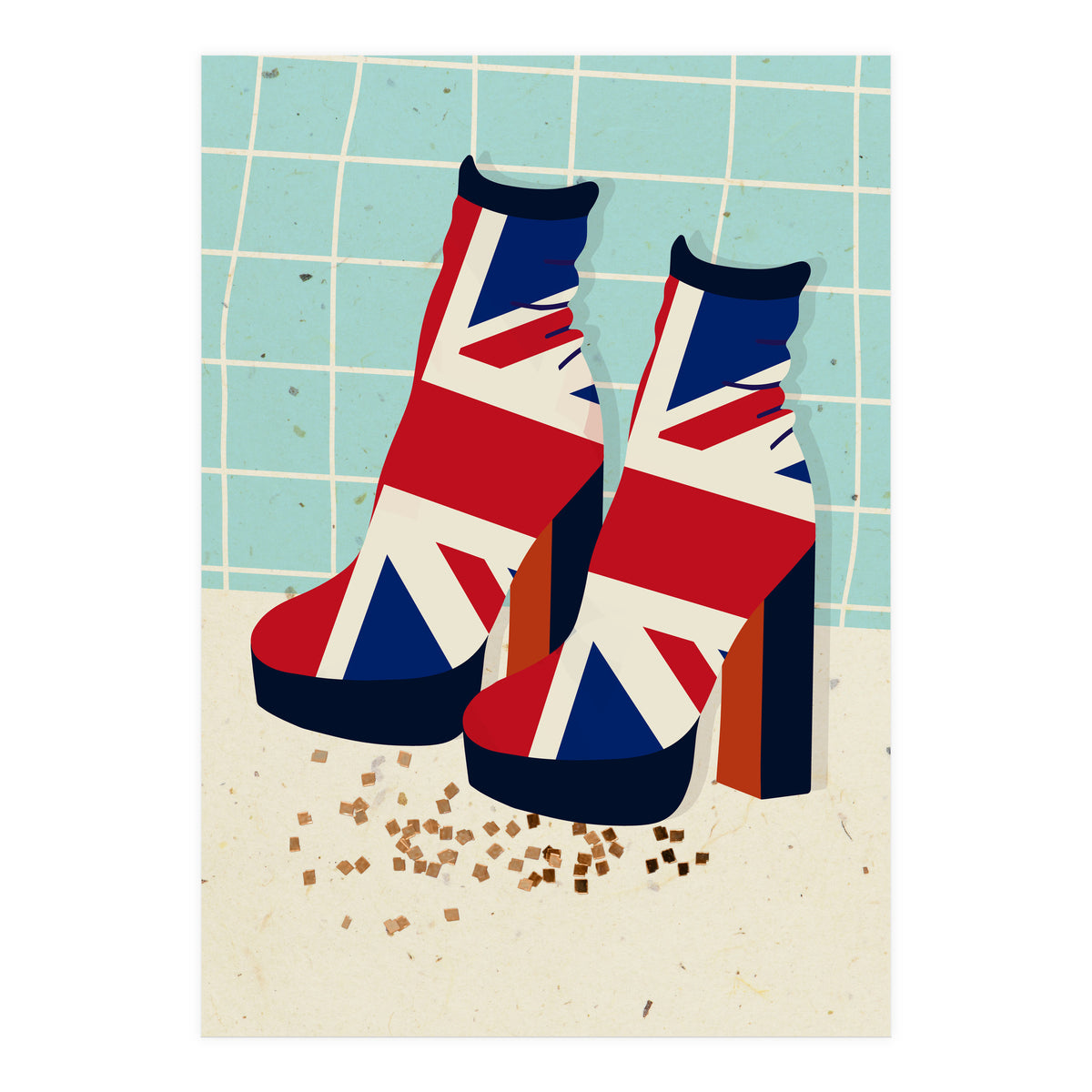 Union Jack Boots (Print Only)