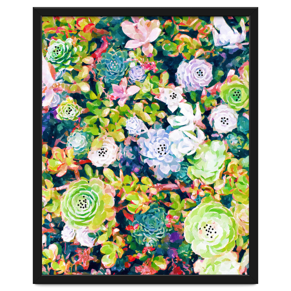 Watercolor Succulents