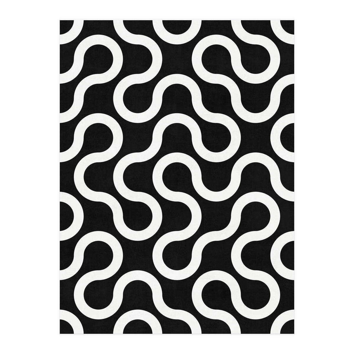 My Favorite Geometric Patterns No.36 - Black (Print Only)