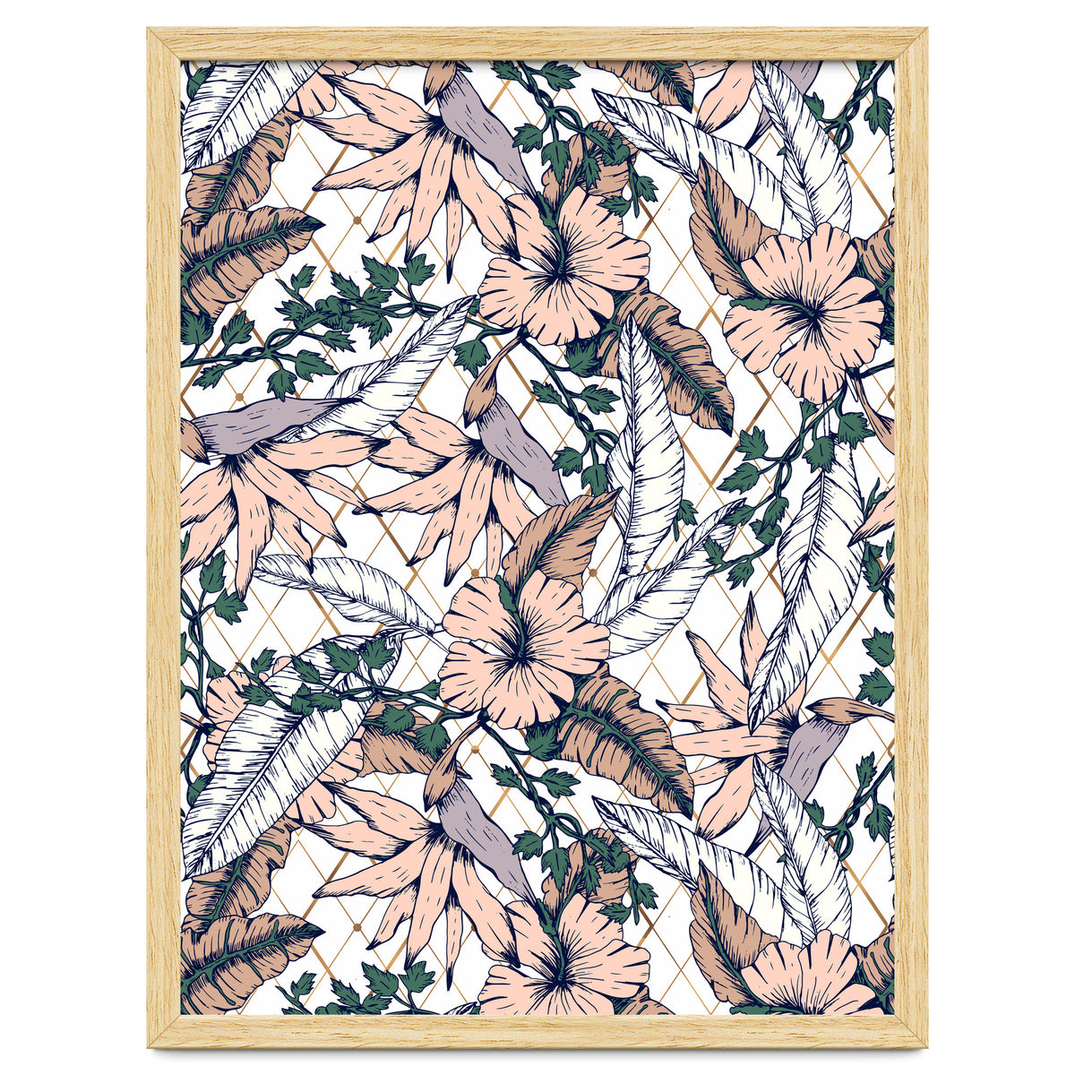 Exotic flowering and pattern geometric