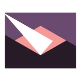 Geometric Shapes No. 59 - pink & purple (Print Only) thumbnail