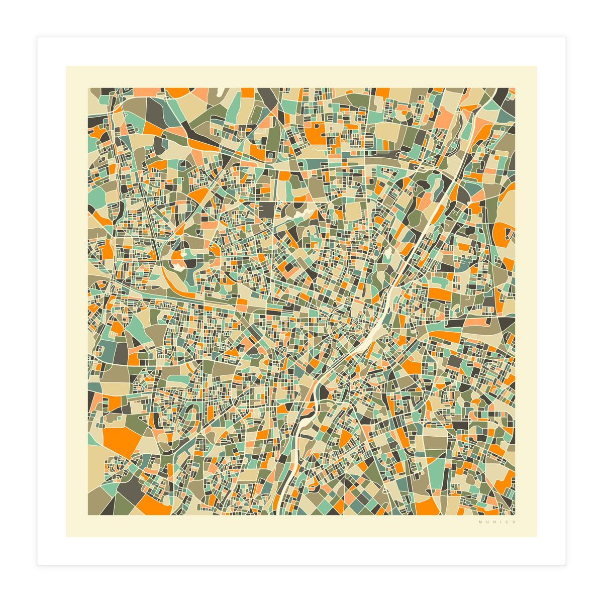 MUNICH MAP (Print Only)