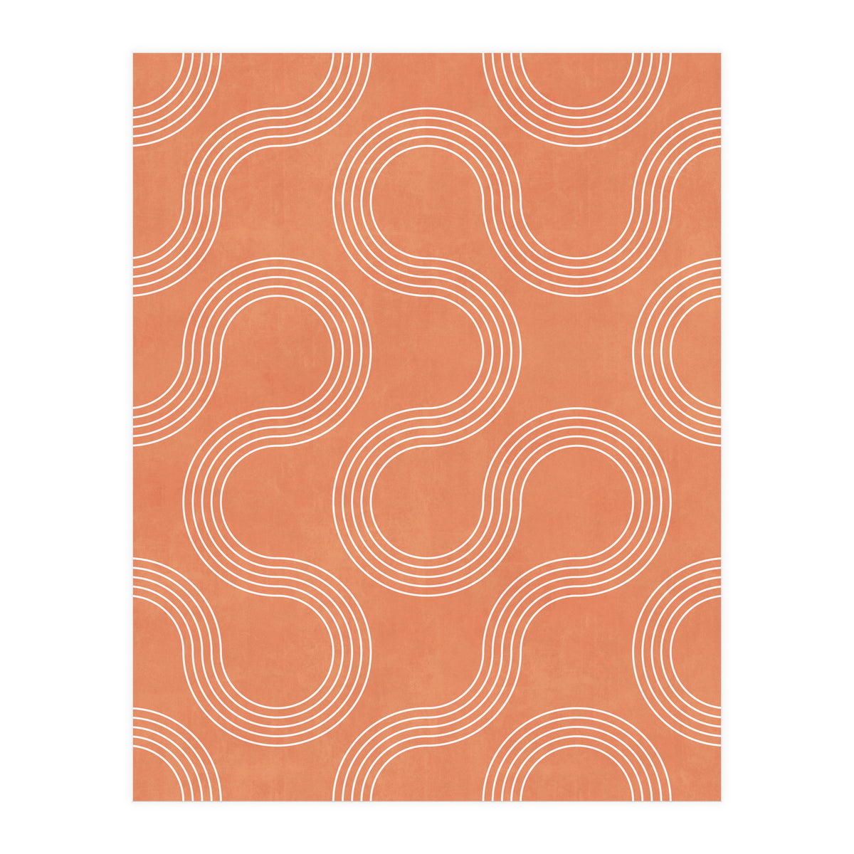 My Favorite Geometric Patterns No.32 - Coral (Print Only)