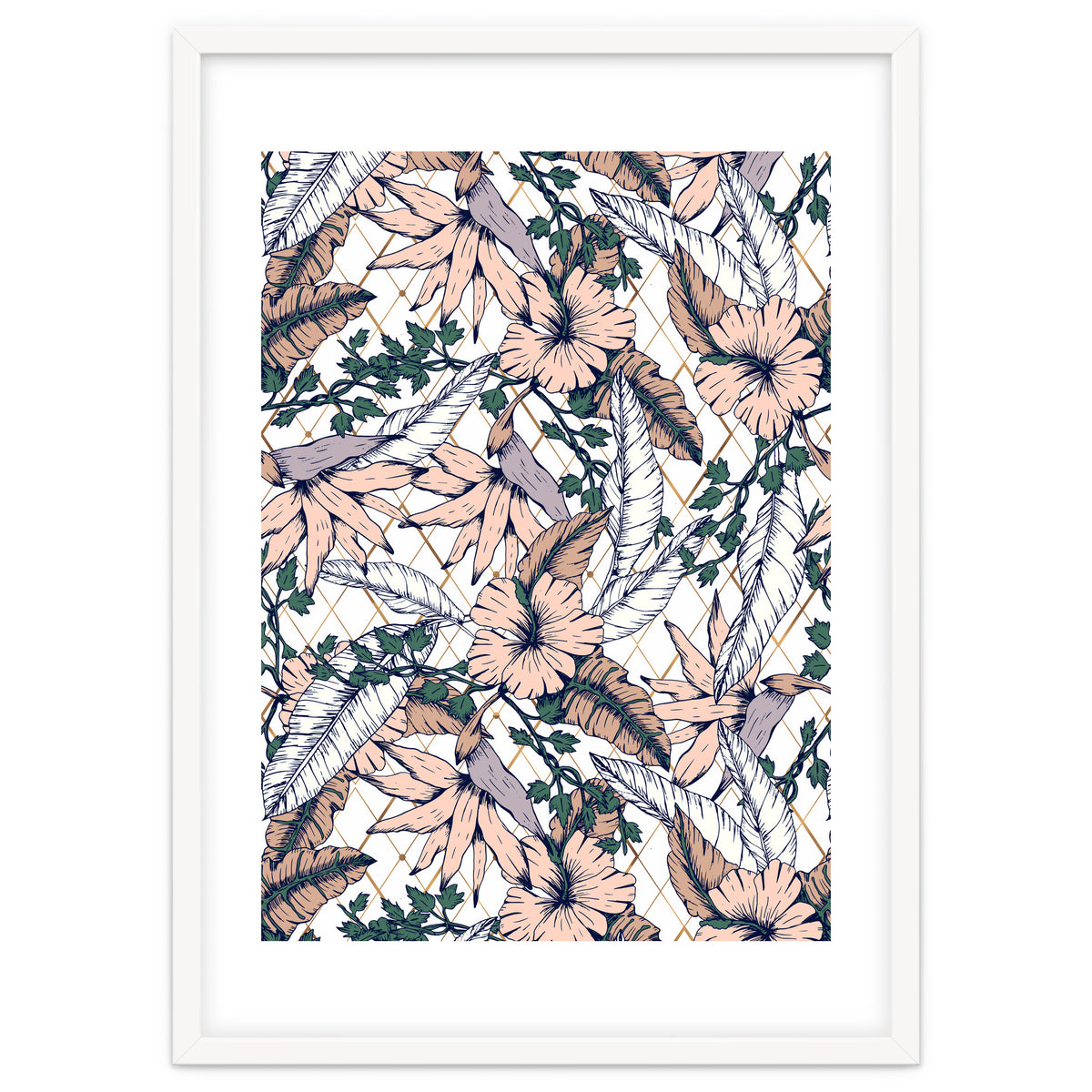 Exotic flowering and pattern geometric