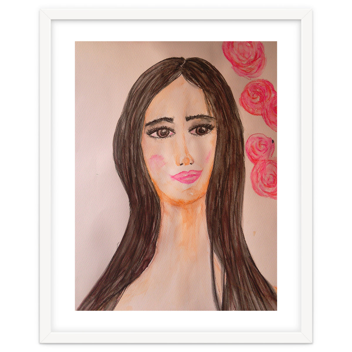 A Brunette With Sad Eyes