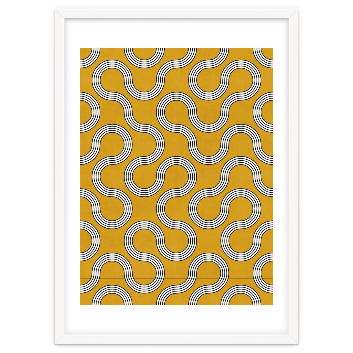 My Favorite Geometric Patterns No.31 - Mustard Yellow