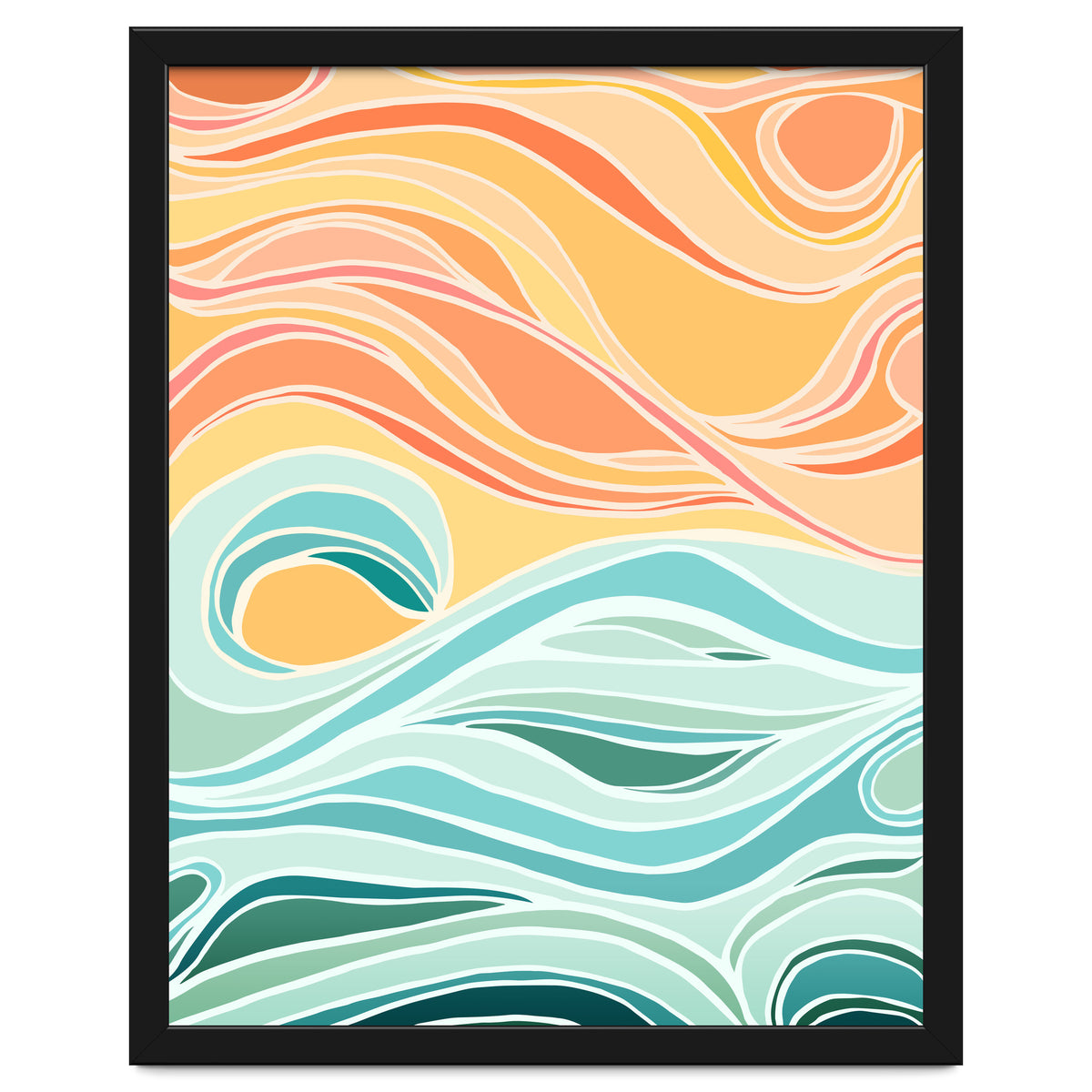 Sky And Sea Abstract