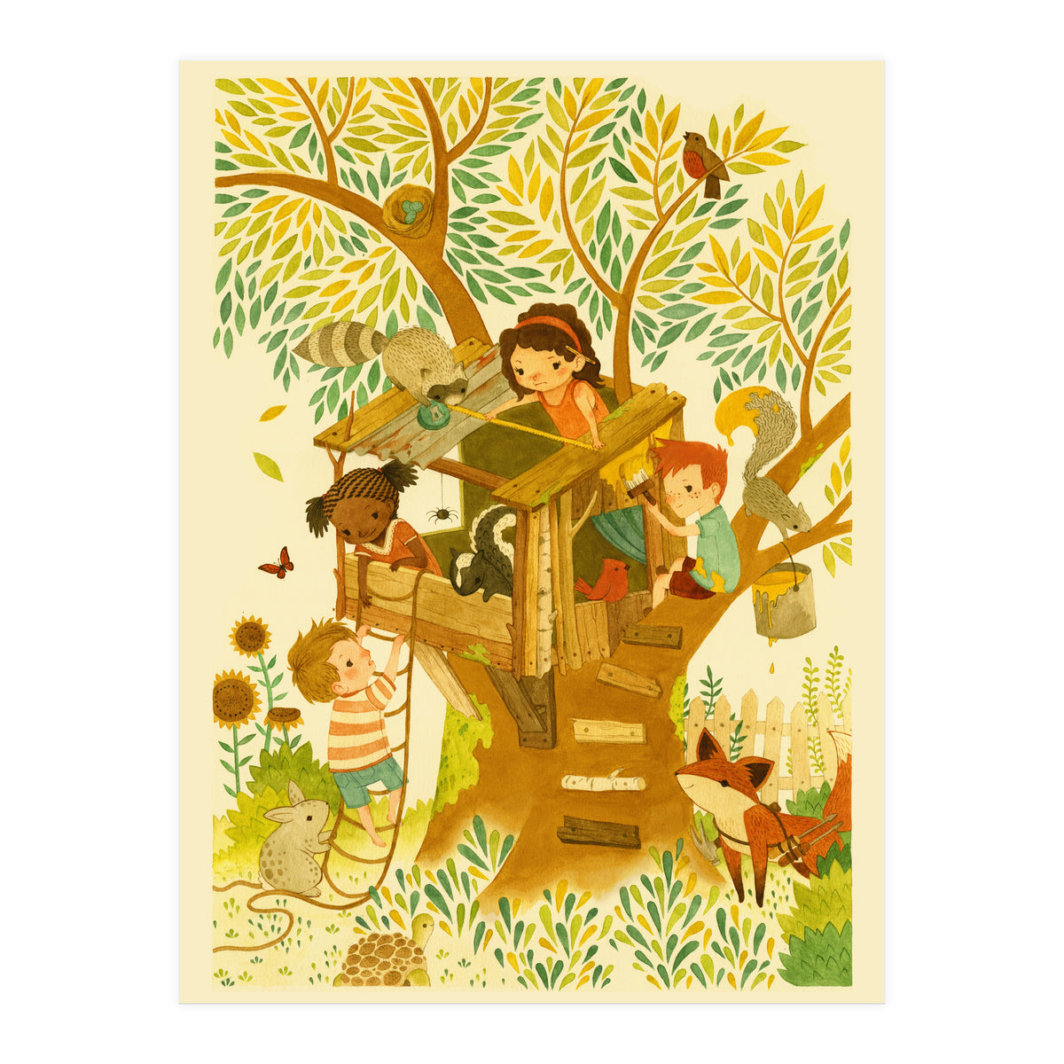 Our House In The Woods (Print Only)