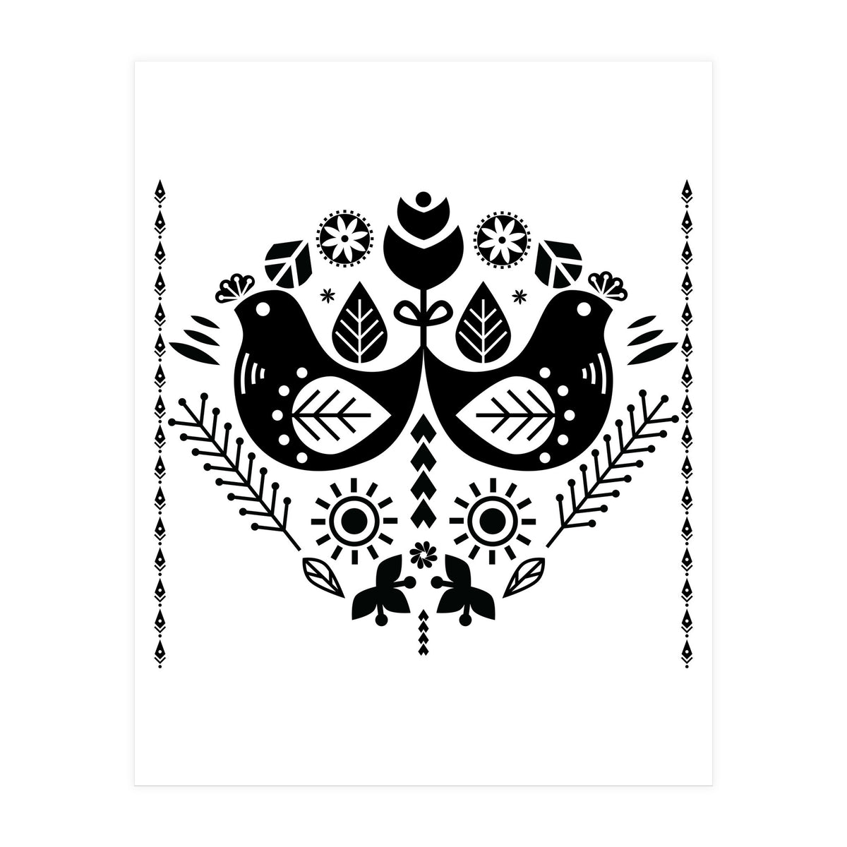 Scandi Folk Pattern (Print Only)