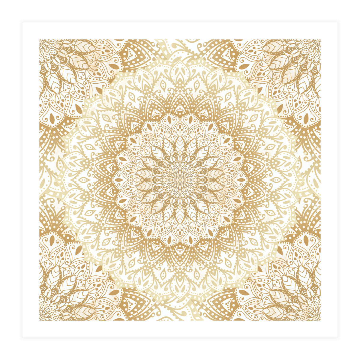 Mandalas For May Gold (Print Only)
