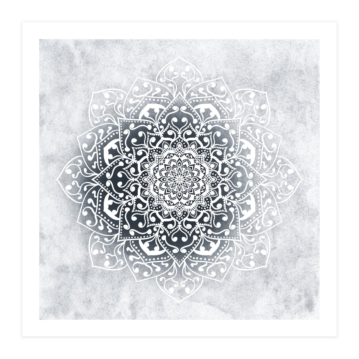 Winter Vibes Mandala (Print Only)