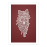 Lace Wolf (Print Only) thumbnail