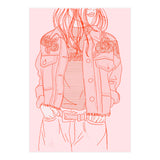 Pink Jeans Jacket  (Print Only) thumbnail