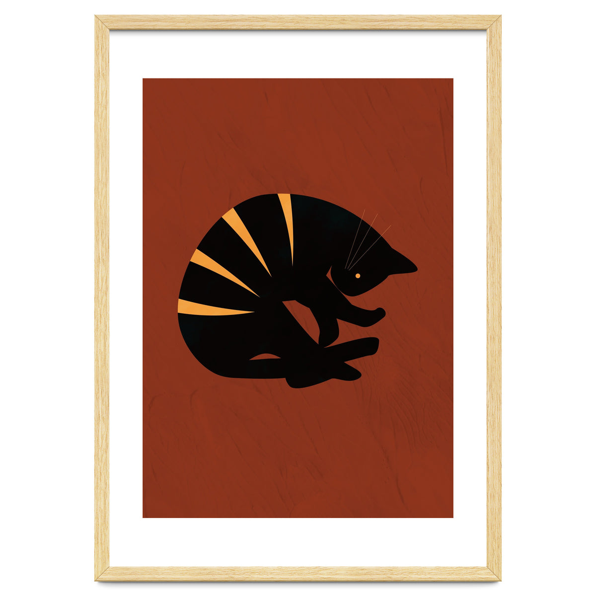 Black Cat Modern Terracotta