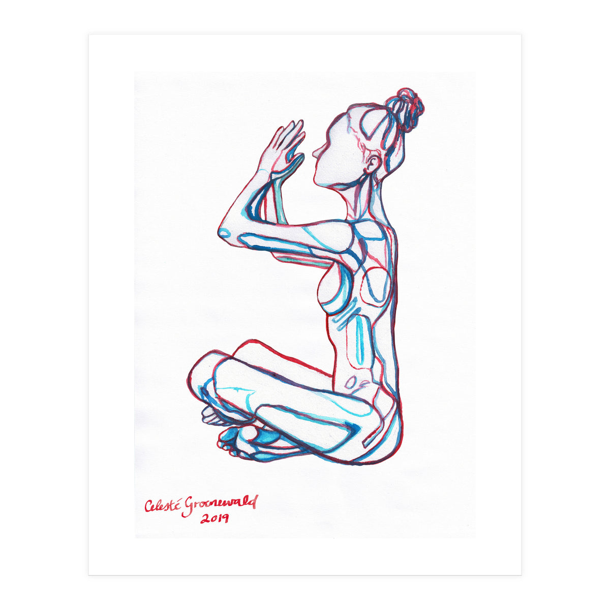 Sukhasana (Print Only)