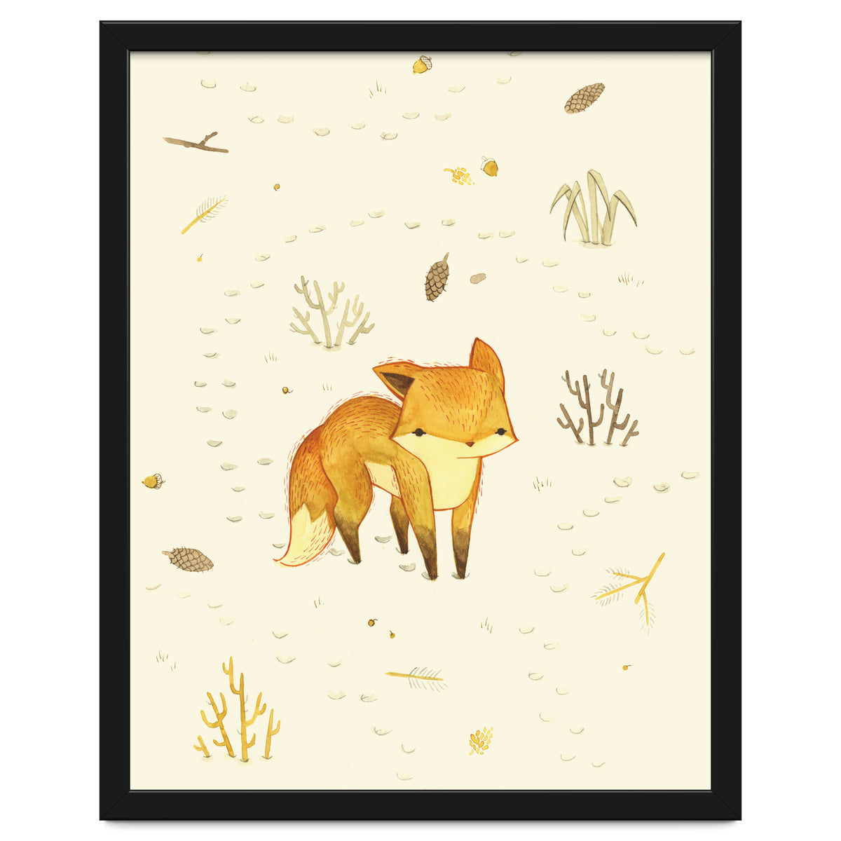 Lonely Winter Fox