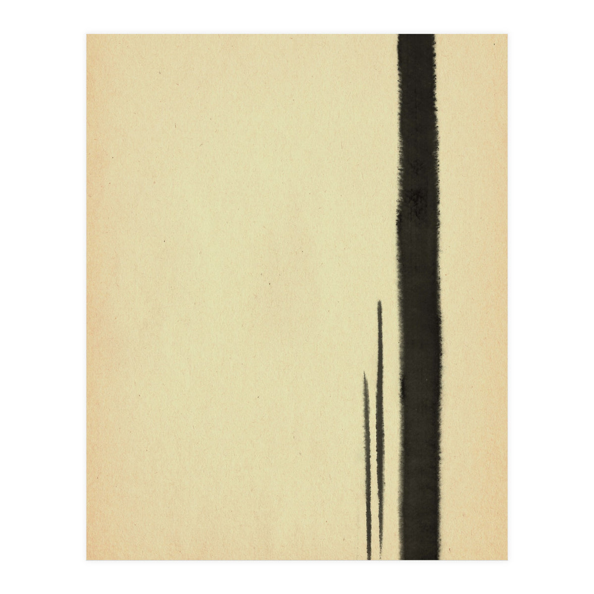 Minimalist black stripe (Print Only)