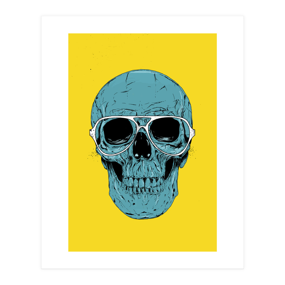 Blue Skull (Print Only)