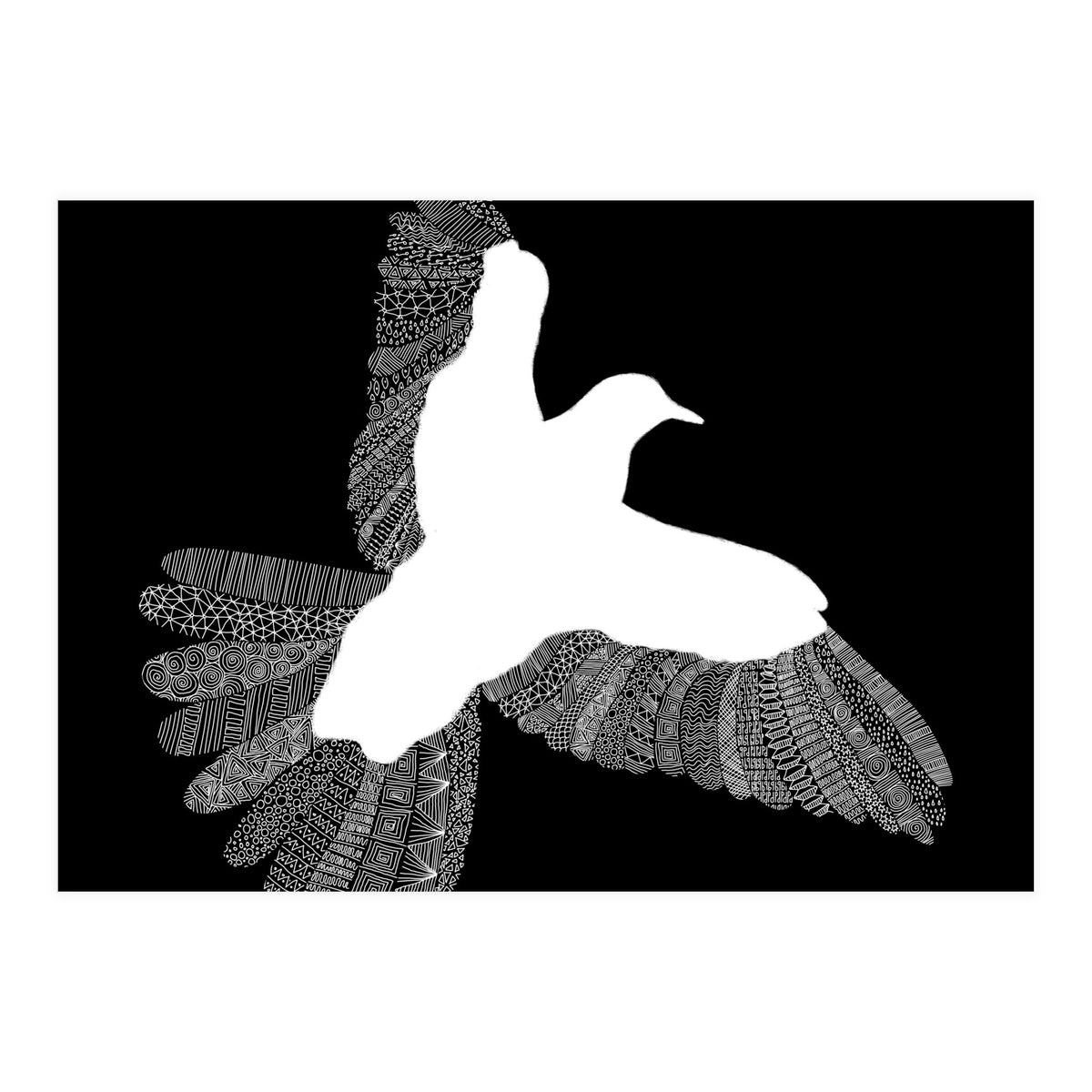 Bird Black (Print Only)