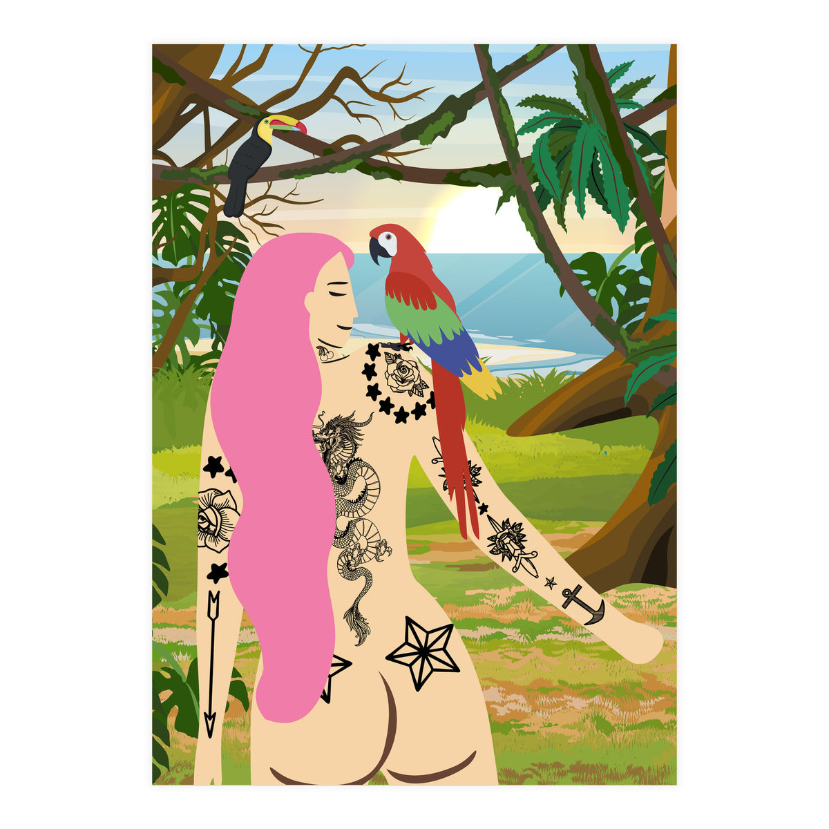 My Ara Bird (Print Only)