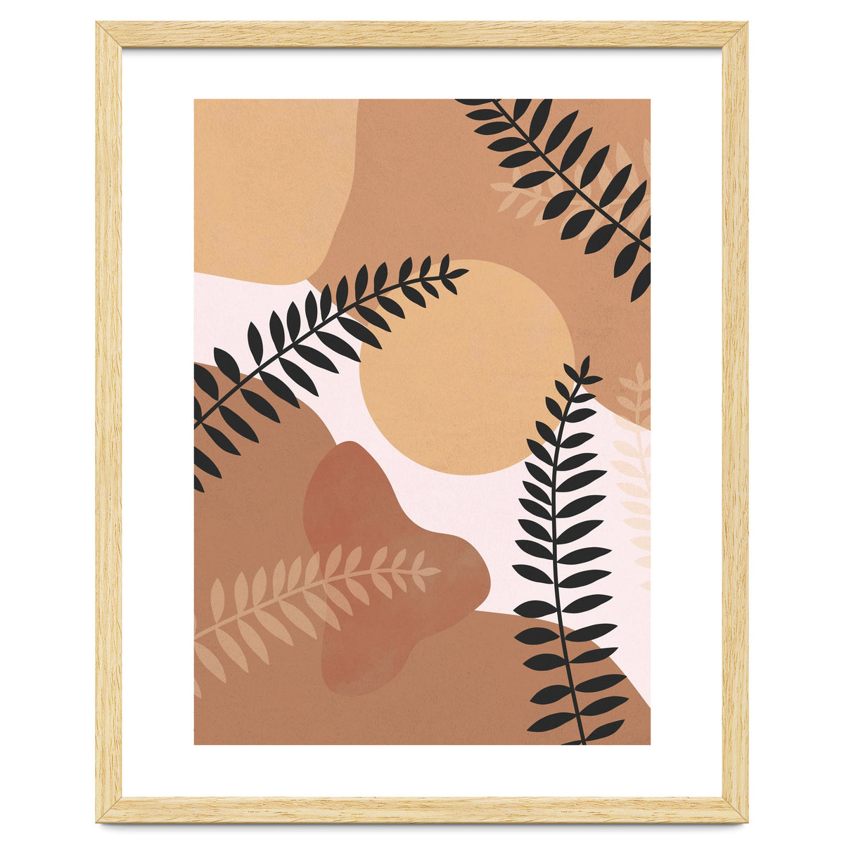 Boho Fern Leaves