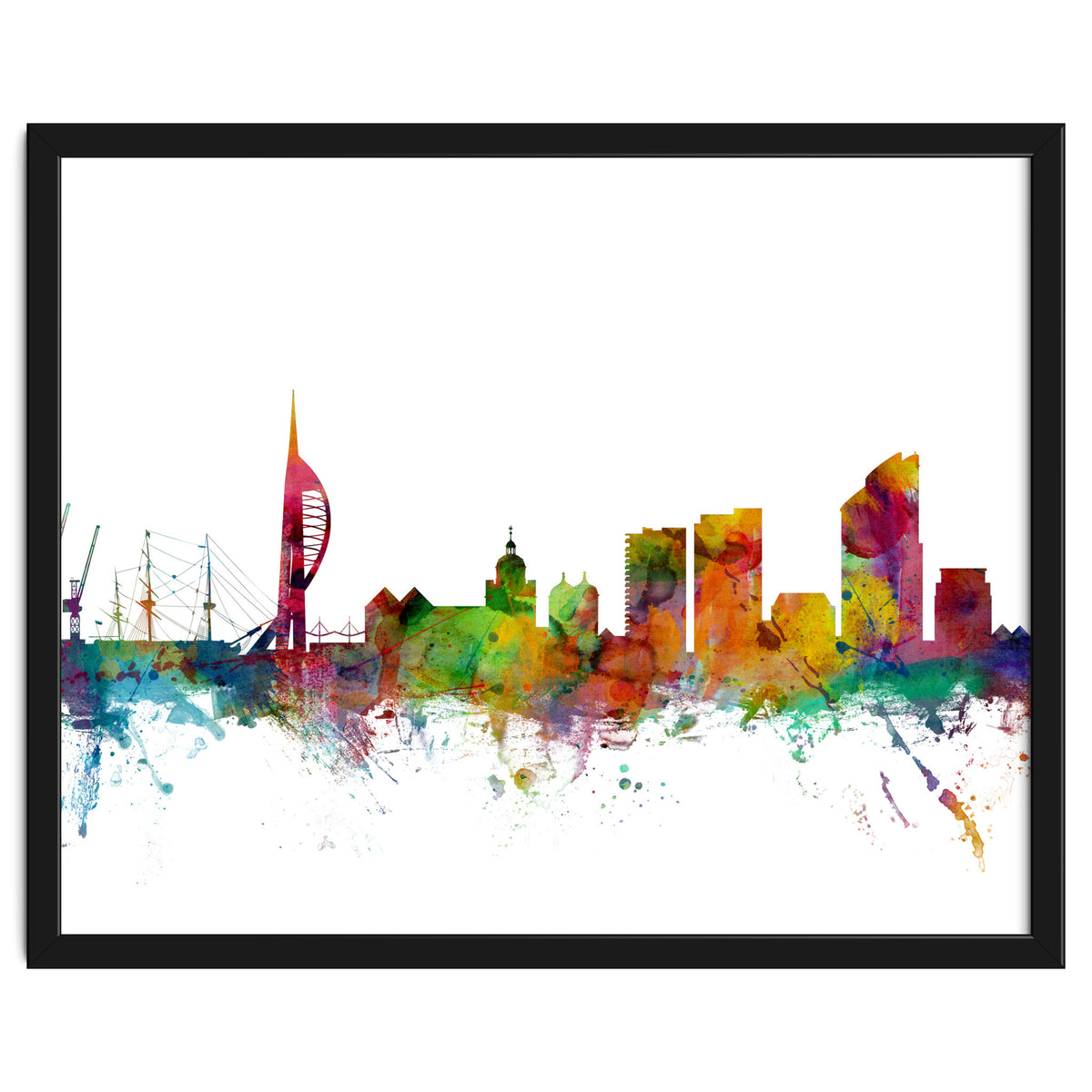 Portsmouth England Skyline