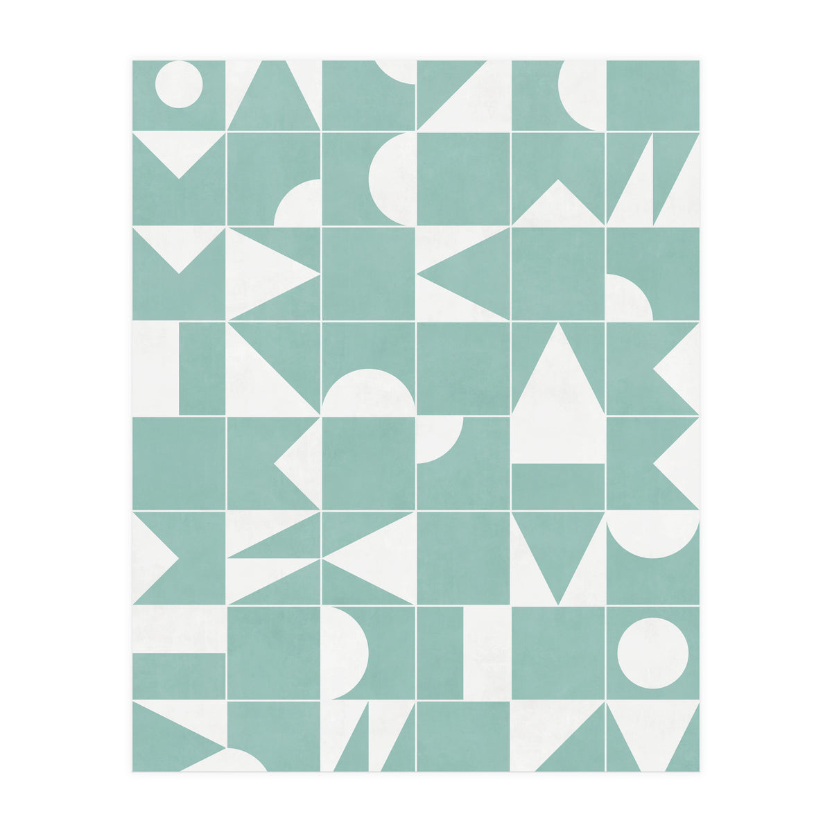 My Favorite Geometric Patterns No.16 - Light Blue (Print Only)