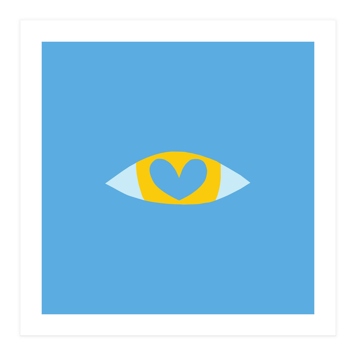 Heart Eye - BLUE (Print Only)
