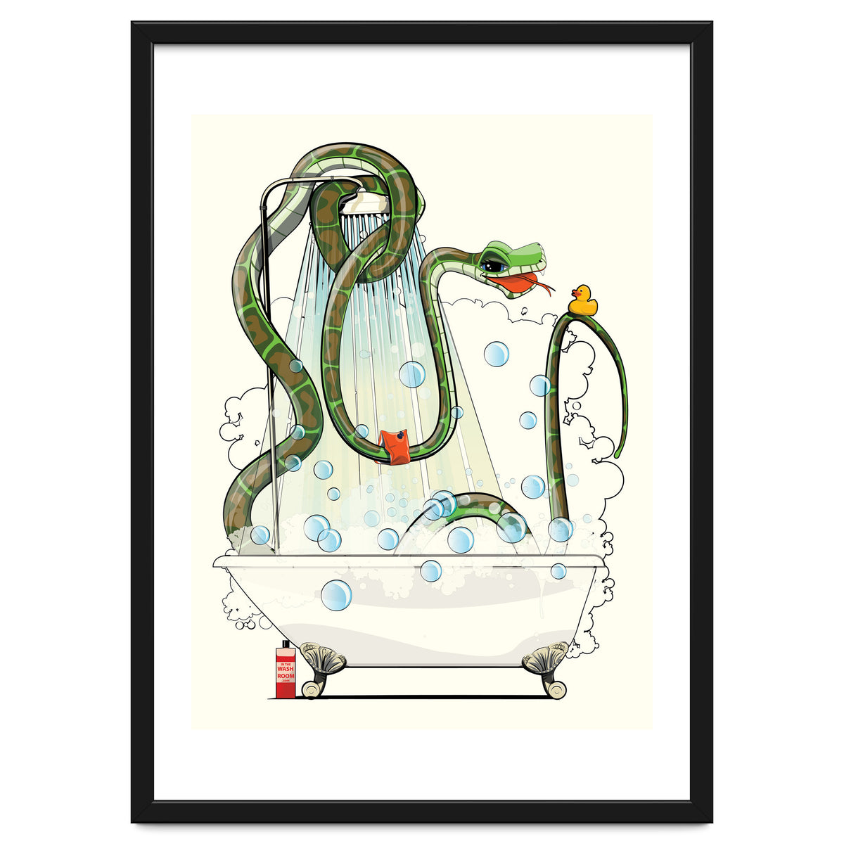 Snake in the Bath, Funny Bathroom Humour