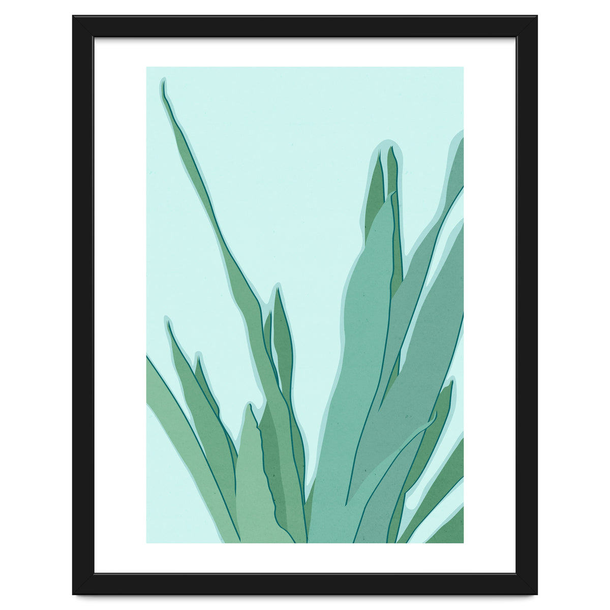 Minimal Snake Plant Leaves - Greener Eden