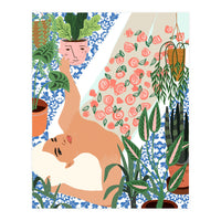 Moroccan Bath With Plants (Print Only)