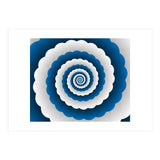 Blue Modern Floral Interior Design (Print Only) thumbnail