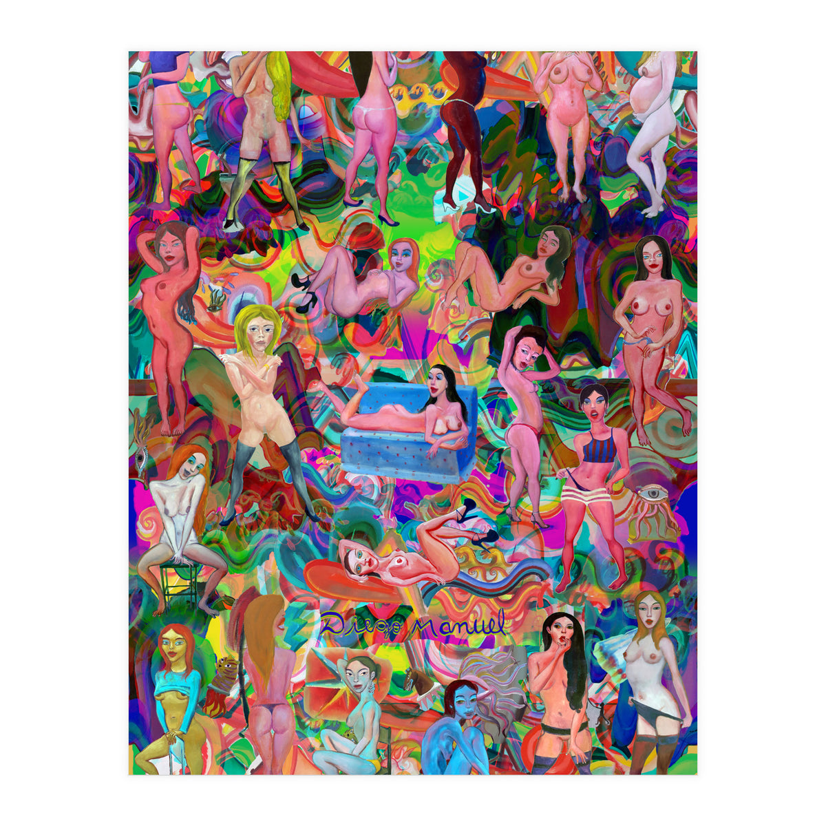 Chicas 3d 6 (Print Only)