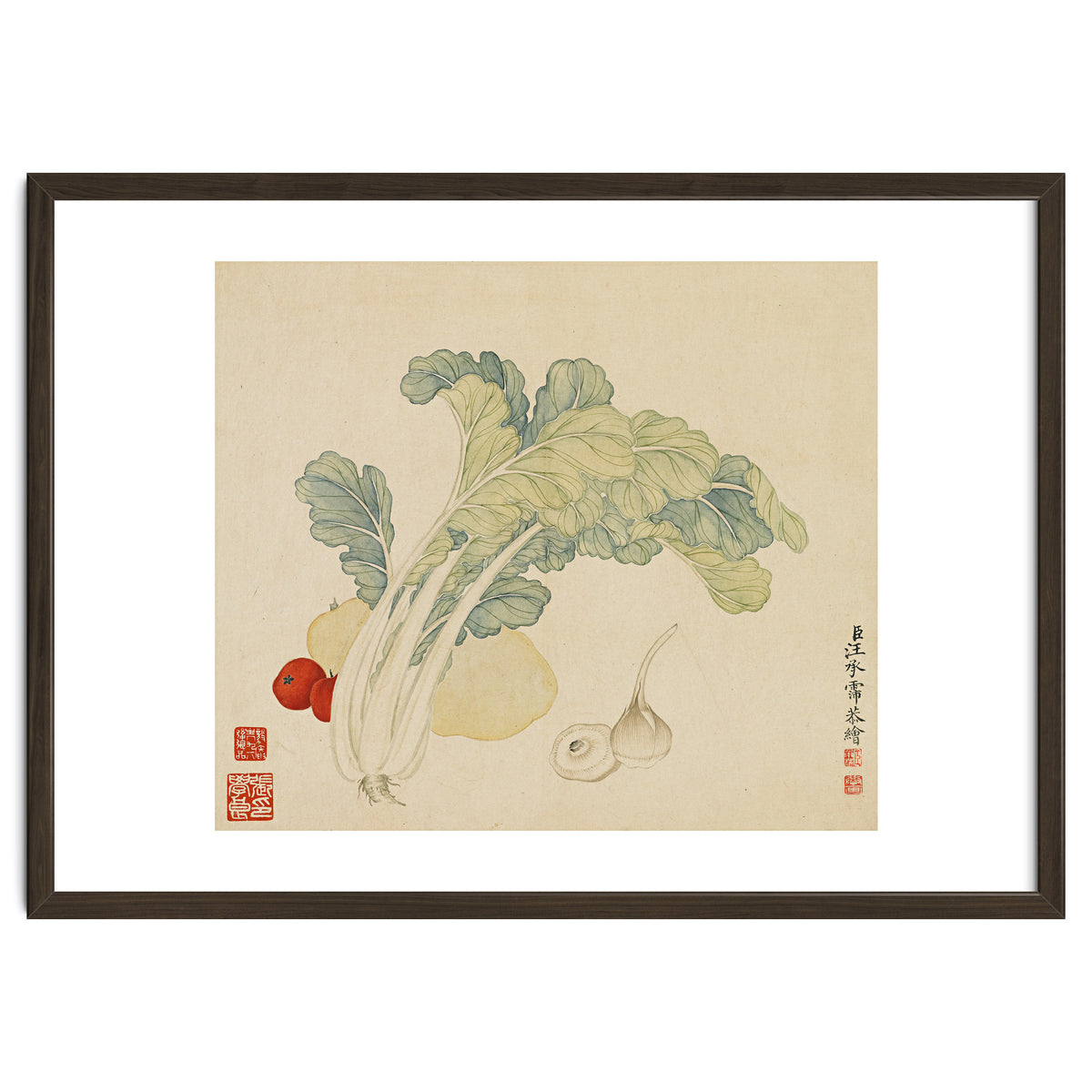 Wang Chengyu ~flowers, Vegetables, Chinese Cabbage, Potatoes, Garlic, Tomatoes, Vegetables