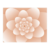 3d Abstract Orange Floral Spiral (Print Only) thumbnail