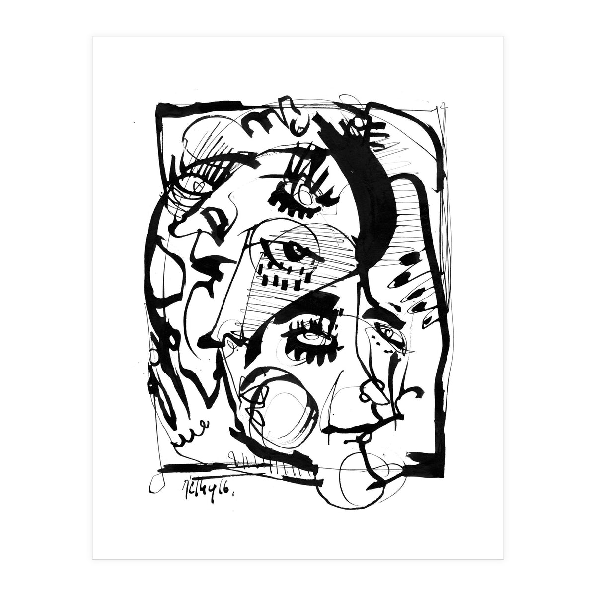 The Pretty People - b&w (Print Only)