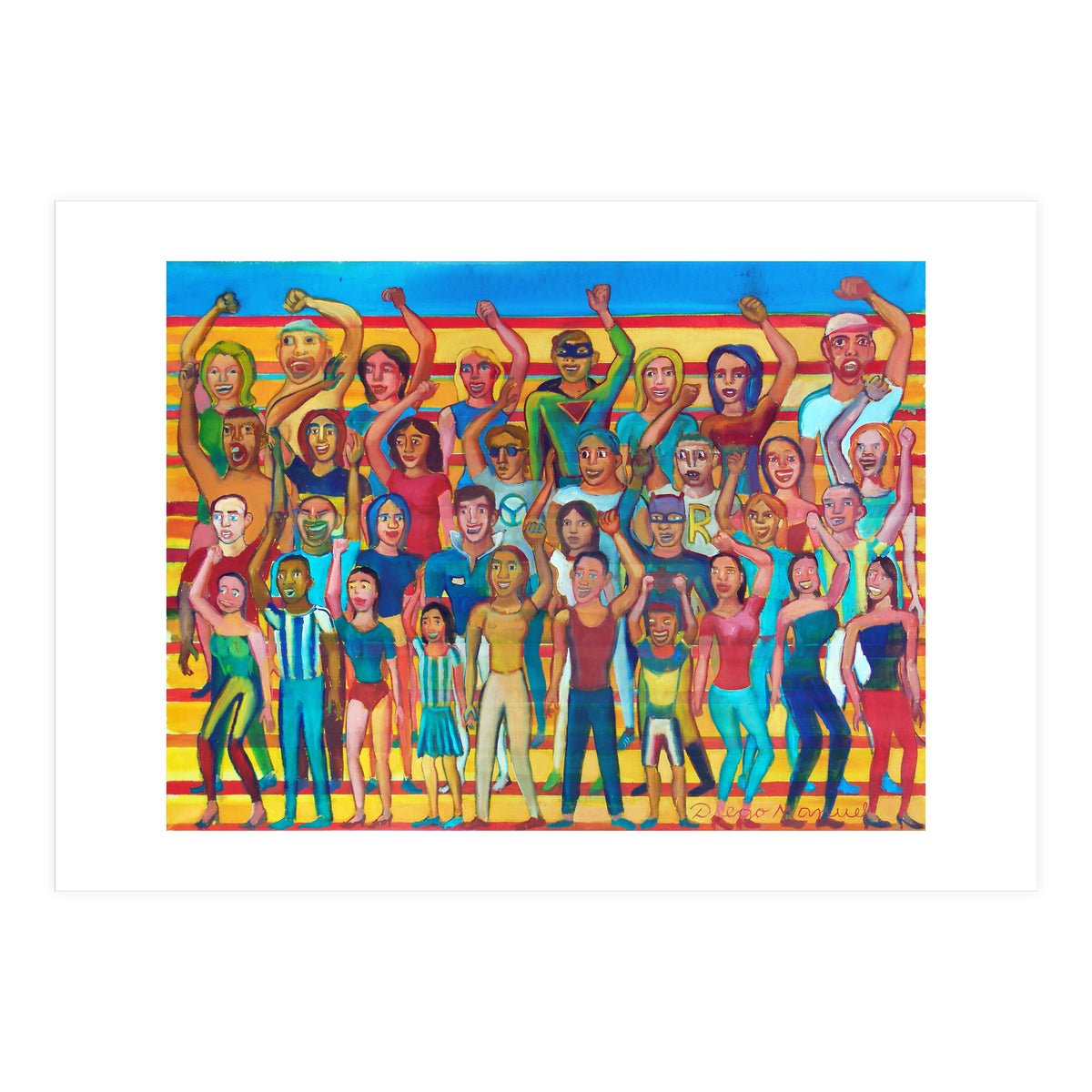 Hinchada Multicolor 2 (Print Only)