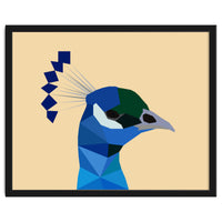 Peacock Low Poly Art