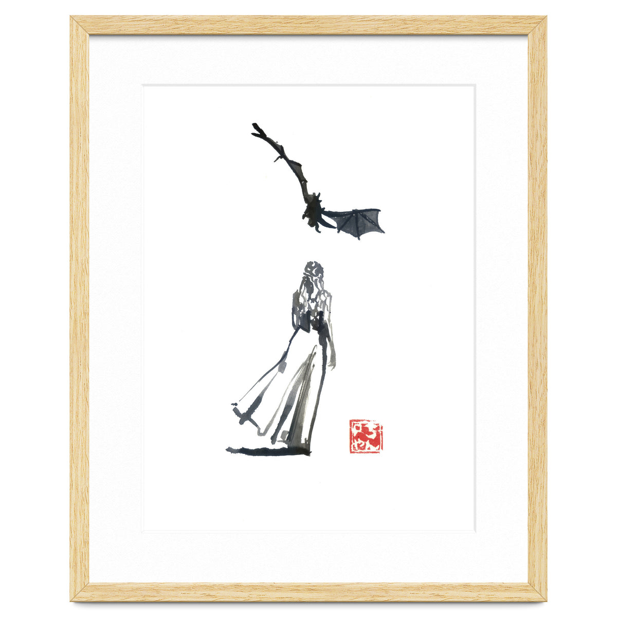 daenerys targaryen and the dragon