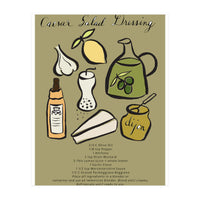 Caesar Salad Dressing Recipe (Print Only)