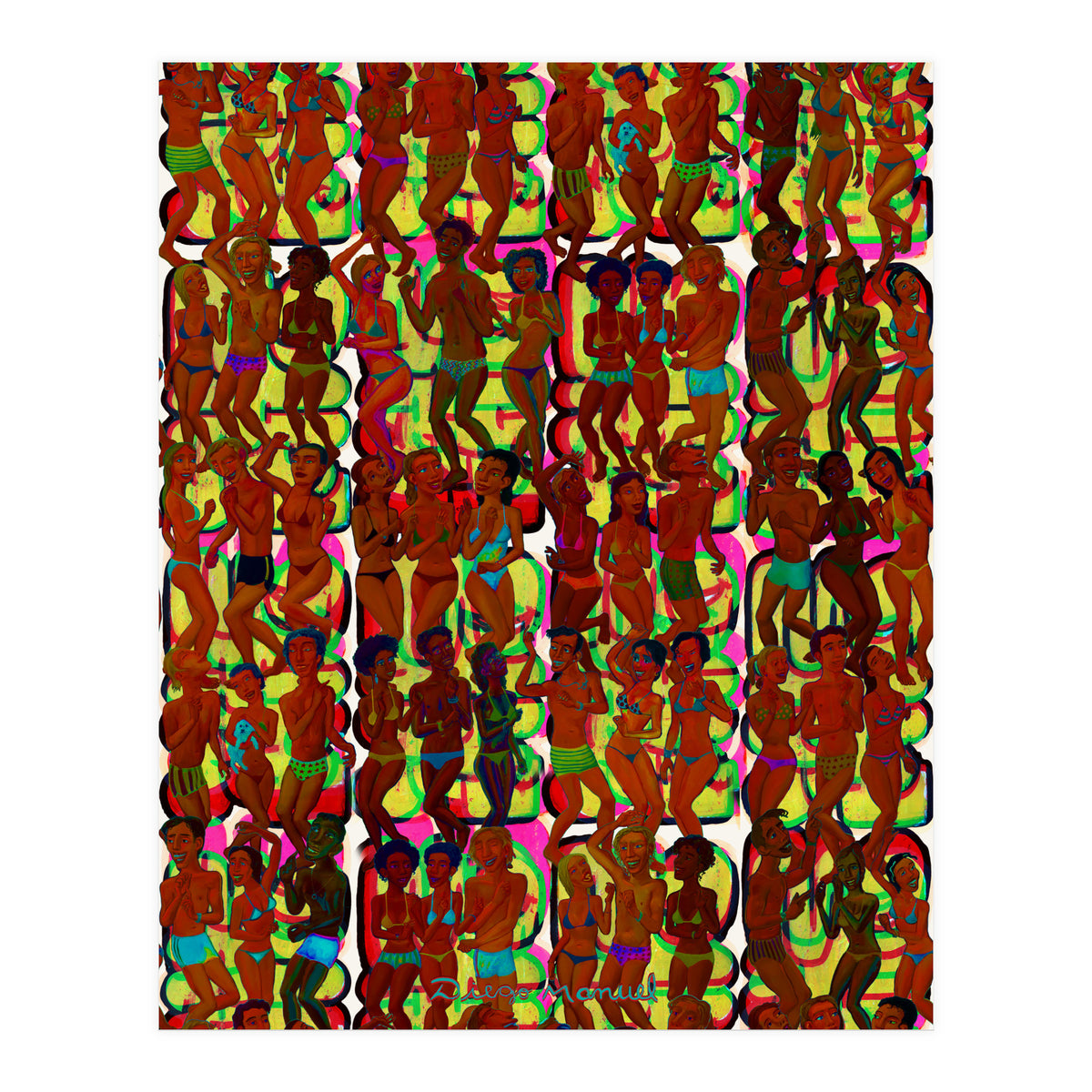 Fiesta En La Playa 8 (Print Only)