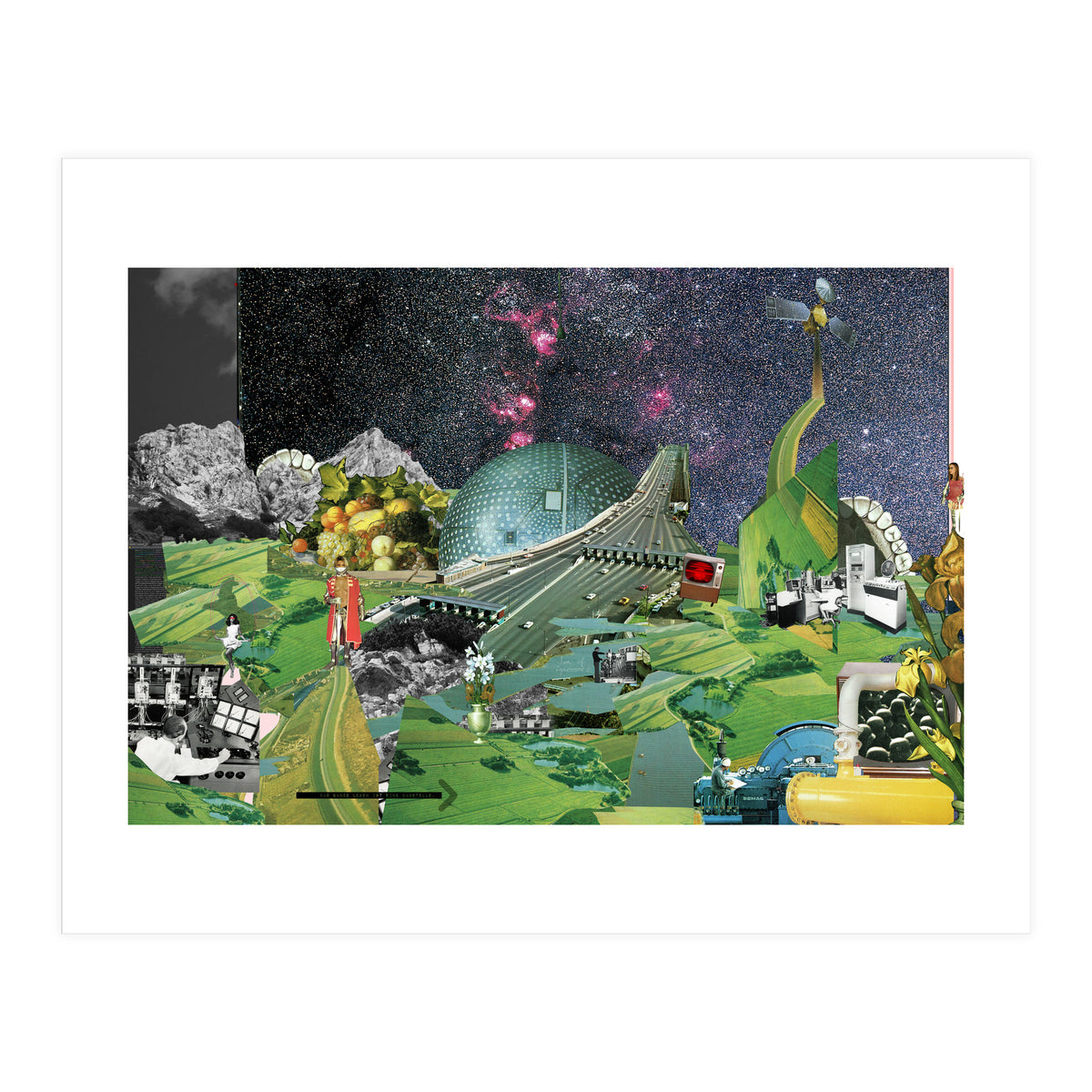 Subtle Landscape 54 Big Baustelle Aber Es Geht Voran (Print Only)