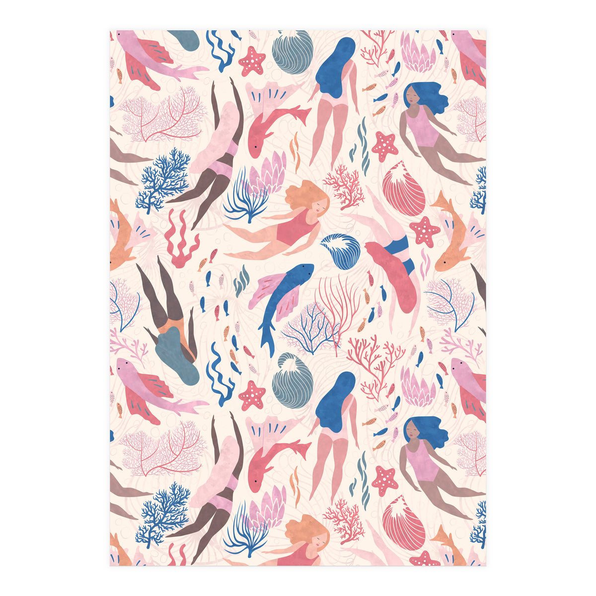 Almost Mermaid (Print Only)