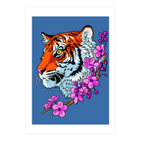 Tiger Flower tattoo (Print Only)