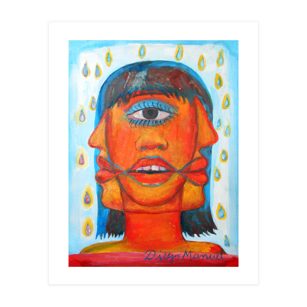 Cabeza De Mujer 4 (Print Only)