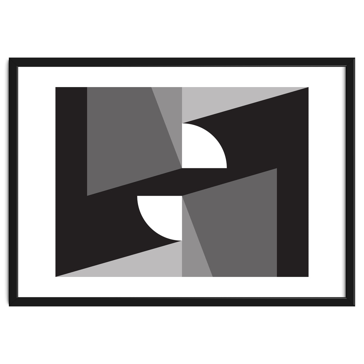 Geometric Shapes No. 11 - monochrome